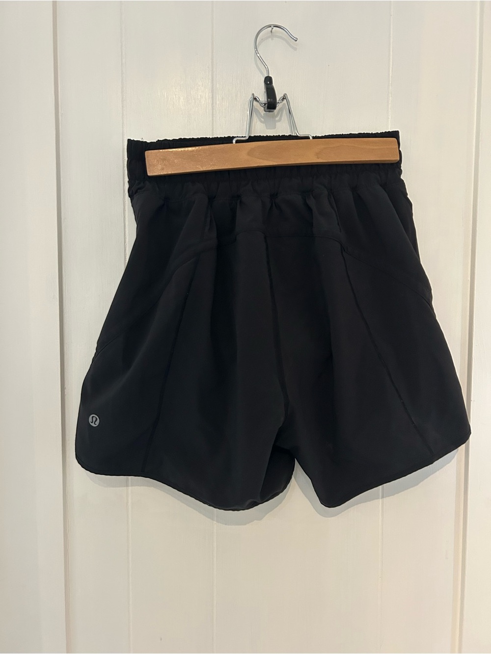 A Lululemon 🍋 Fast and Free Reflective High-Rise Classic-Fit Short 3"